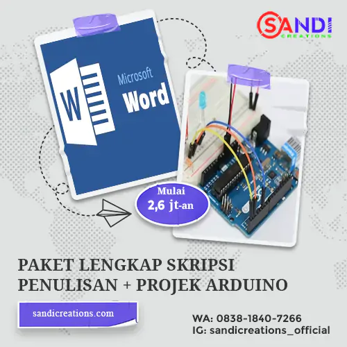 Paket lengkap Skripsi + Alat Arduino