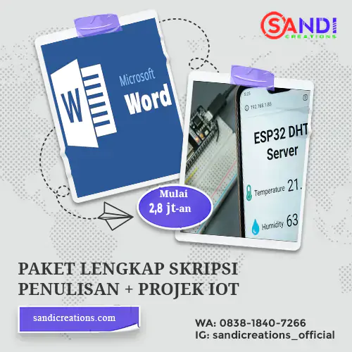 Paket Lengkap Skripsi + Alat IoT