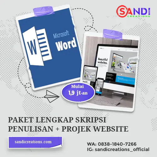 Paket Lengkap Skripsi + Website